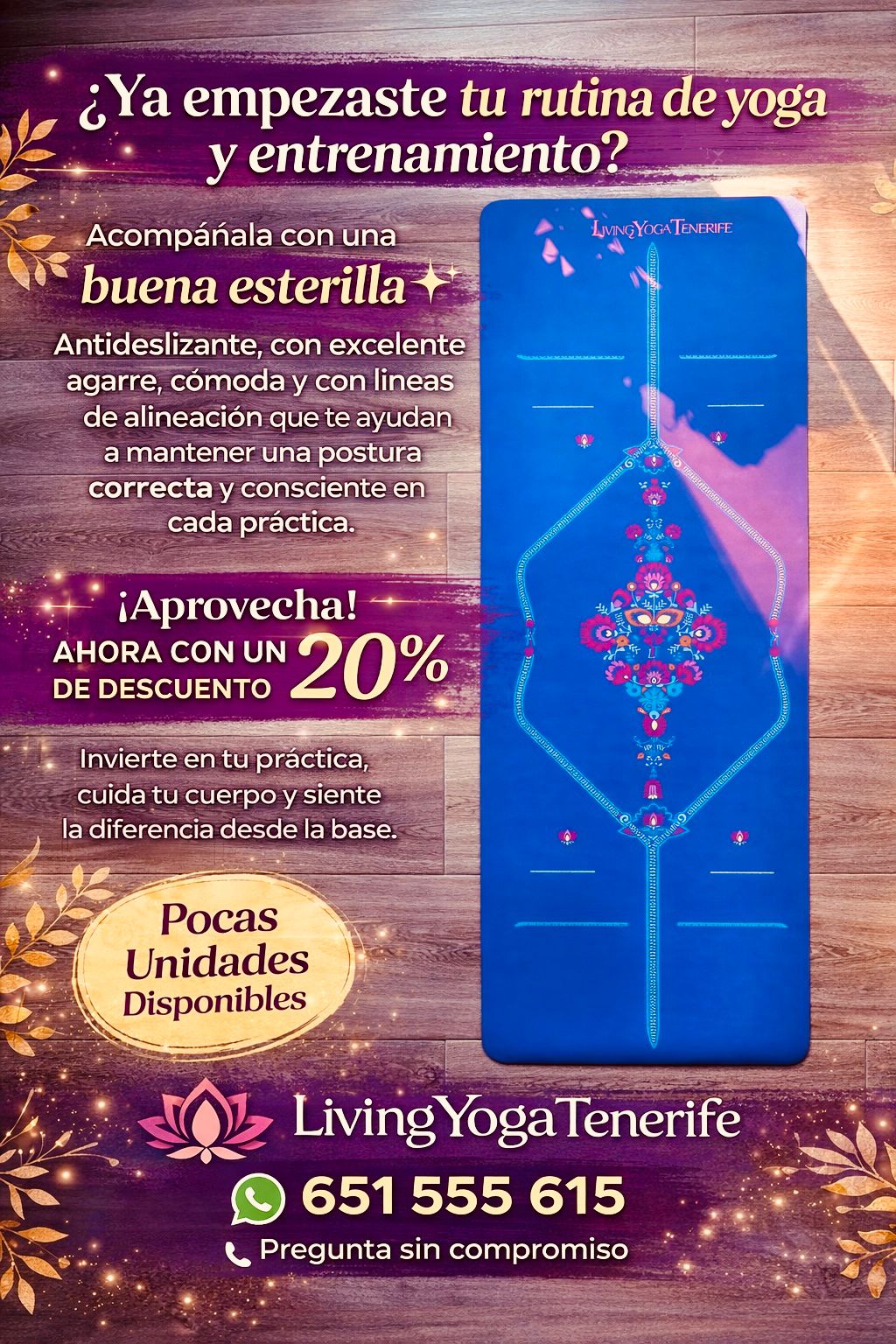 oferta de esterilla de Yoga